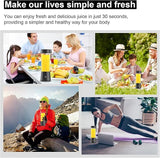 USB Portable Juicer Blender – Rechargeable Mini Mixer for Travel