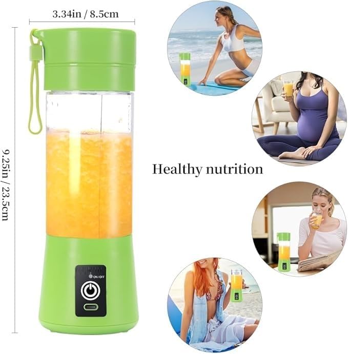 USB Portable Juicer Blender – Rechargeable Mini Mixer for Travel