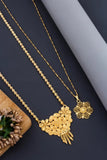 Mangalsutra Ki Mala Design With Moti Chen Ladi Long and short Combo Set [ BUY 1 GET 1 FREE ]