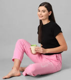 Cotton Blend Straight Fit Trouser for Women (Olive, S)