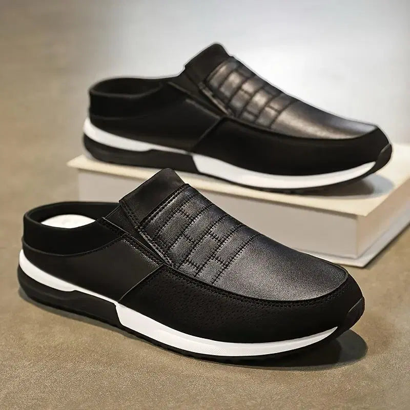 MENS CLOUD COMFORT OPEN BLACK SANDAL