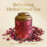 Aarush Rose Tea | Natural Antioxidants | Caffeine Free | Loose Rose Petals (40gm)