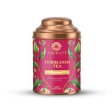 Aarush Fembloom Herbal Tea | Women Wellness Support Tea | Supports Hormonal Balance, PCOS/PCOD Care & Period Comfort | Natural Caffeine-Free Herbal Tea (60)gm