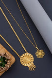 Mangalsutra Ki Mala Design With Moti Chen Ladi Long and short Combo Set [ BUY 1 GET 1 FREE ]